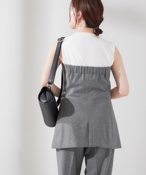 journal standard L'essage(ジャーナルスタンダードレサージュ)の「チェック/ヘリンボンビスチェ2(シャツ/ブラウス・レディース・ブラック系その他/グレー・FREE)」の20枚目の写真