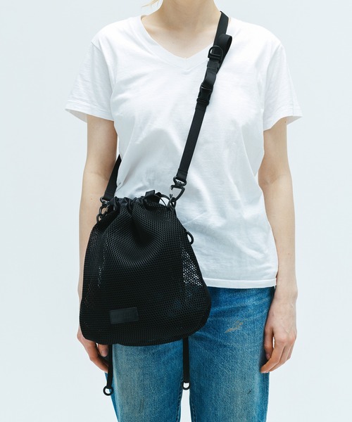 BAICYCLON by Bagjack(�o�C�V�N���� �o�C �o�O�W���b�N)�́yBAICYCLON�zMESH DRAWSTRING BAG�iSMALL�j BCL-47(�V�����_�[�o�b�O)