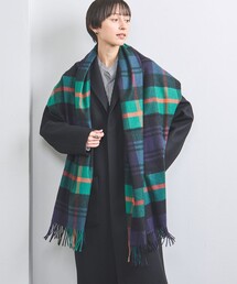 Johnstons of Elgin | ＜Johnstons of Elgin＞カシミヤ チェック ストール(ストール/ショール)