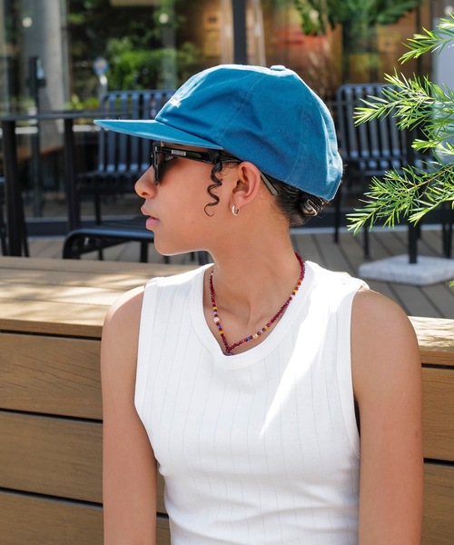 BANKS（バンクス）の「CAP/BANKS(バンクス)フロントブランドロゴ刺繍キャップ（キャップ・メンズ・オフホワイト/ブルー・FREE）」の9枚目の写真