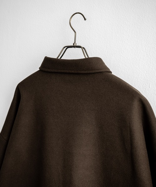 Rocky Monroe（ロッキーモンロー）の「【セットアップ】フェイクウール CPOジャケット＆ワイドパンツ（セットアップ・メンズ・ブラック/グレイッシュベージュ/ブラウン/チャコール/ネイビー・M/L/XL）」の13枚目の写真