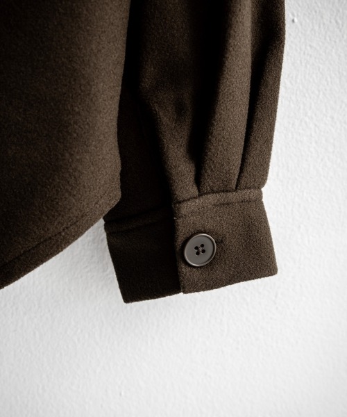 Rocky Monroe（ロッキーモンロー）の「【セットアップ】フェイクウール CPOジャケット＆ワイドパンツ（セットアップ・メンズ・ブラック/グレイッシュベージュ/ブラウン/チャコール/ネイビー・M/L/XL）」の14枚目の写真