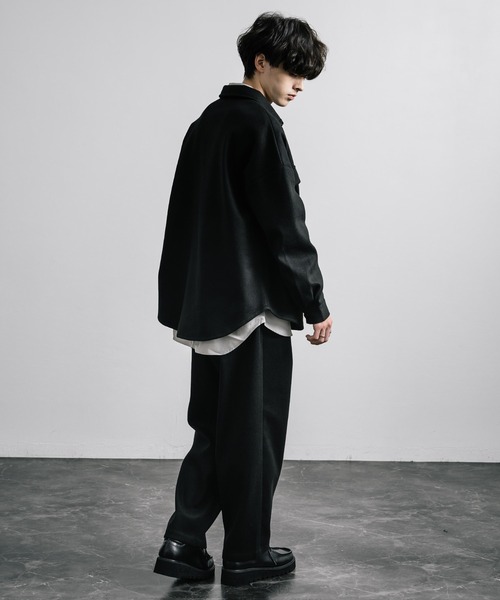 セール】【セットアップ】フェイクウール CPOジャケット＆ワイド