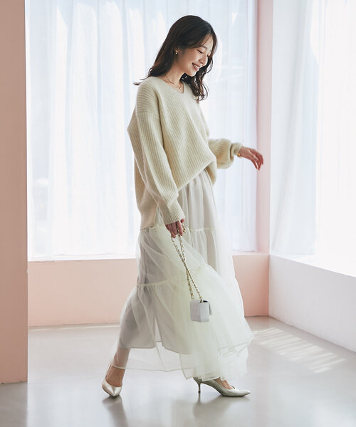 La boutique BonBon(ラブティックボンボン)の「メタリックヒールパンプス(パンプス・レディース・シルバー・23cm)」の9枚目の写真