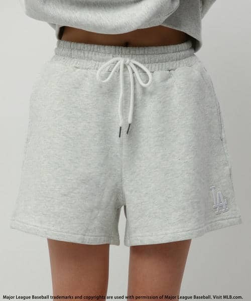 BACK TO THE FIELD（バック トゥー ザ フィールド）の「【MLB】3Dロゴ刺繍スウェットショートパンツ（スウェットパンツ・レディース・ブラック/グレー/ブルー/ブラウン・FREE）」の8枚目の写真