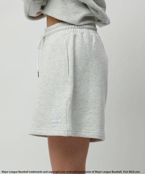 BACK TO THE FIELD（バック トゥー ザ フィールド）の「【MLB】3Dロゴ刺繍スウェットショートパンツ（スウェットパンツ・レディース・ブラック/グレー/ブルー/ブラウン・FREE）」の9枚目の写真