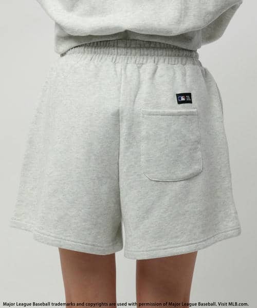 BACK TO THE FIELD（バック トゥー ザ フィールド）の「【MLB】3Dロゴ刺繍スウェットショートパンツ（スウェットパンツ・レディース・ブラック/グレー/ブルー/ブラウン・FREE）」の10枚目の写真