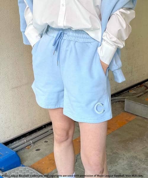 BACK TO THE FIELD（バック トゥー ザ フィールド）の「【MLB】3Dロゴ刺繍スウェットショートパンツ（スウェットパンツ・レディース・ブラック/グレー/ブルー/ブラウン・FREE）」の19枚目の写真