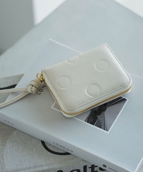 perche グリーンレーベルリラクシング レザードットウォレット ＊箱なし 別注】＜perche＞レザードット ウォレット / 財布（財布