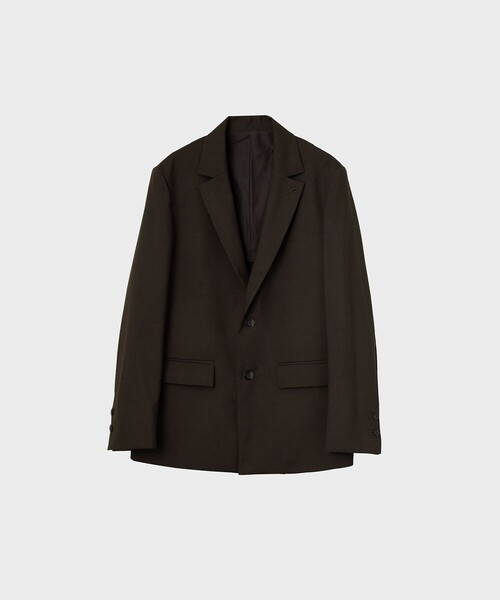 THE TOKYO(ザトウキョウ)の「【THE TOKYO/ザトウキョウ】Calm Skin Single Easy Jacket(テーラードジャケット・メンズ・ダークブラウン/ダークネイビー・48/44)」の1枚目の写真