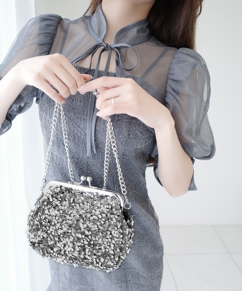 希少♡ロジェヴィヴィエ スパンコール がま口 ショルダーバッグ ROGER VIVIER - 希少♡ロジェヴィヴィエ スパンコール がま口