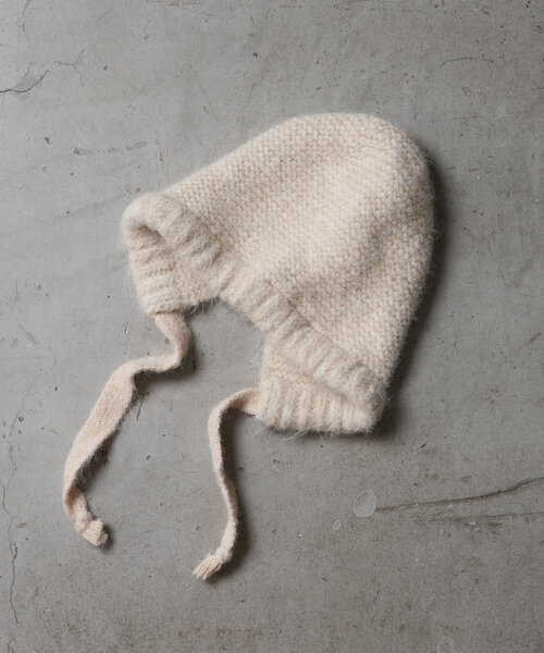 RAY CASSIN（レイカズン）の「シャギービーニー（ハット・レディース・グレー/アイボリー/ブラック・FREE）」の5枚目の写真