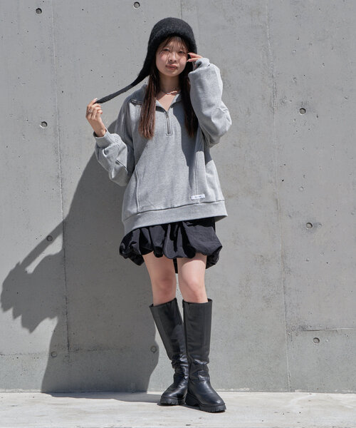 RAY CASSIN（レイカズン）の「シャギービーニー（ハット・レディース・グレー/アイボリー/ブラック・FREE）」の13枚目の写真