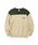 CALEE�i�L�����[�j�́uEMBROIDERY BICOLOR CREW NECK SW�i�X�E�F�b�g�j�v�b�I���[�u
