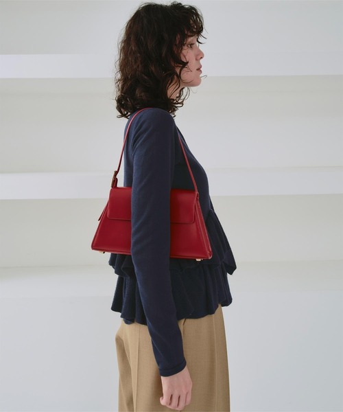 titivate（ティティベイト）の「フリルヘムニットカーディガン【カーディガン/ボレロランキング1位獲得実績あり】（カーディガン/ボレロ・レディース・グレー/ネイビー/イエロー/チャコール/アイボリー/ブラック/ライトピンク/レッド/ブラウン・S/M/L/XL）」の20枚目の写真