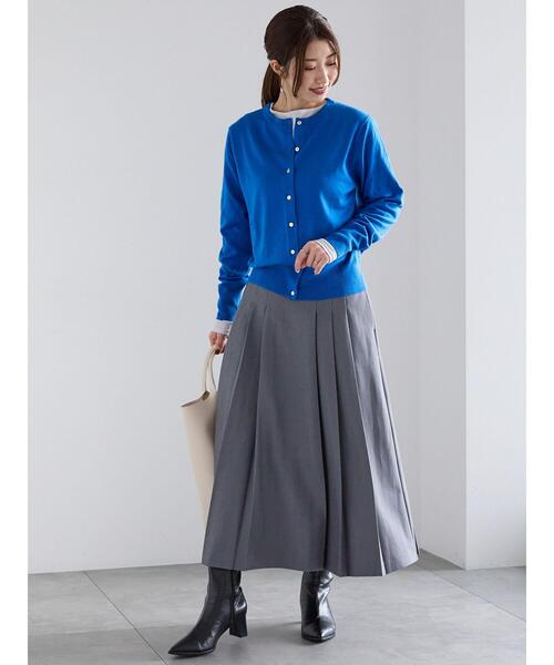 Te chichi（テチチ）の「メタル釦クルーネックカーディガン（カーディガン/ボレロ・レディース・ブラック/レッド系その他/ネイビー/グレー/ブルー・F）」の20枚目の写真
