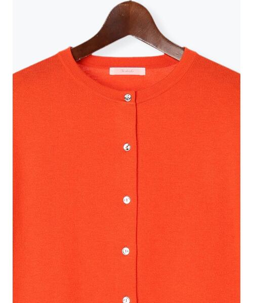 Te chichi（テチチ）の「メタル釦クルーネックカーディガン（カーディガン/ボレロ・レディース・ブラック/レッド系その他/ネイビー/グレー/ブルー・F）」の13枚目の写真