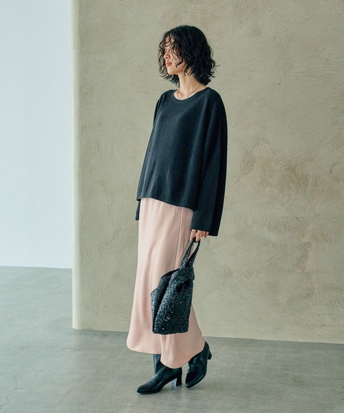 LEPSIM（レプシィム）の「ミニスパンコールマルシェ　148748（ハンドバッグ・レディース・ブラック/グレー・ONE SIZE）」の6枚目の写真