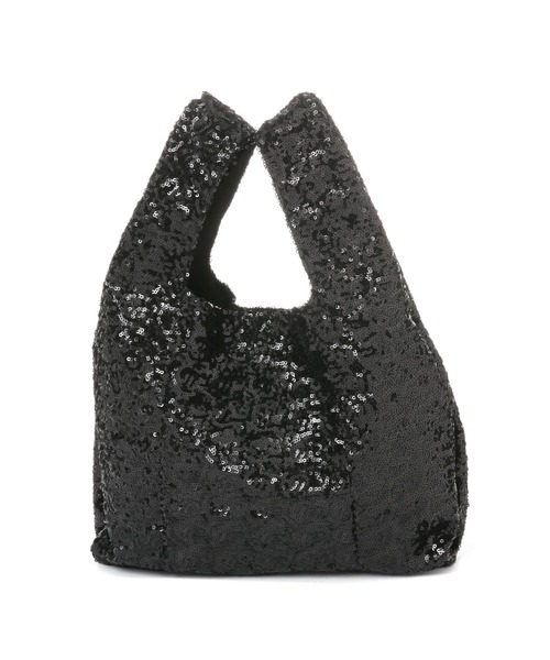 LEPSIM（レプシィム）の「ミニスパンコールマルシェ　148748（ハンドバッグ・レディース・ブラック/グレー・ONE SIZE）」の11枚目の写真