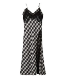 FRAY I.D（フレイアイディー）の「レーストリムスリップドレス