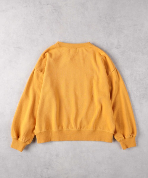 Right-on（ライトオン）の「【Refurbish】アップリケロゴスウェット（スウェット・キッズ・イエロー/ベージュ・130/140/150/160）」の3枚目の写真