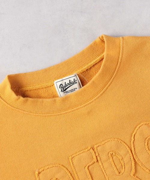 Right-on（ライトオン）の「【Refurbish】アップリケロゴスウェット（スウェット・キッズ・イエロー/ベージュ・130/140/150/160）」の5枚目の写真