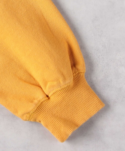 Right-on（ライトオン）の「【Refurbish】アップリケロゴスウェット（スウェット・キッズ・イエロー/ベージュ・130/140/150/160）」の6枚目の写真