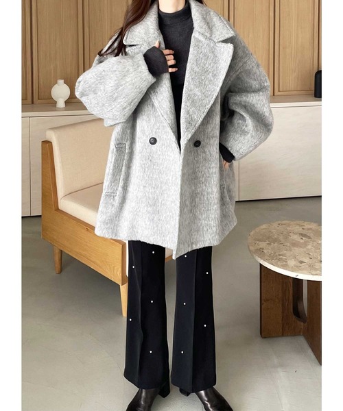 YOUING.(ユイン)の「パールデザインフレアーパンツ(スラックス・レディース・アイボリー/ブラック・MEDIUM/LARGE)」の12枚目の写真