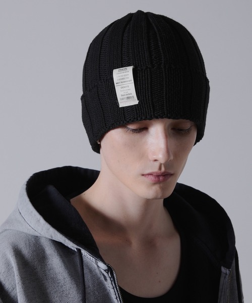 CLEL（クレイル）の「【CLEL】Grunge Label Low Gauge Knit Beanie