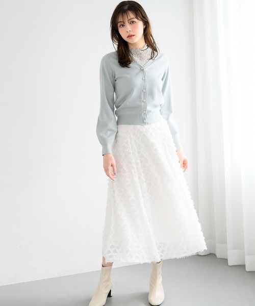 クリアインプレッション 綺麗めレーススカート ジャスグリッティ
