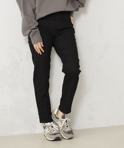 FOUND GOOD（ファウンドグッド）の「ウラキモウスキニーパンツ（その他パンツ・レディース・ベージュ/ブラック/アイボリー/ブルー系5/ネイビー・L/XL/S/M）」の2枚目の写真