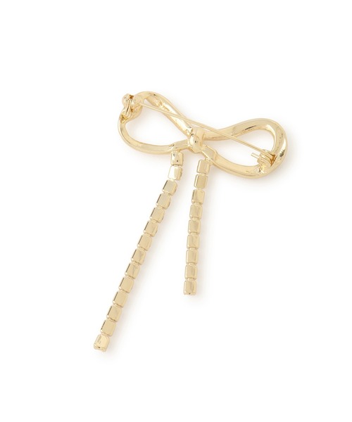 ROPE' PICNIC(ロペピクニック)の「ビジューリボンブローチ(ブローチ/コサージュ・レディース・シルバー/ゴールド・FREE)」の9枚目の写真