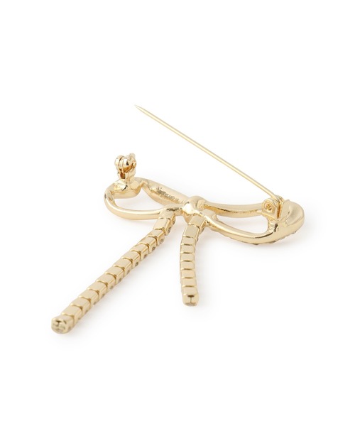 ROPE' PICNIC(ロペピクニック)の「ビジューリボンブローチ(ブローチ/コサージュ・レディース・シルバー/ゴールド・FREE)」の10枚目の写真