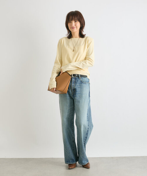モコモコ RIVE DROITE OKAYAMA ベーシック デニムパンツ MONN.:.(モン)】OKAYAMAベーシックデニム（デニムパンツ）｜RIVE