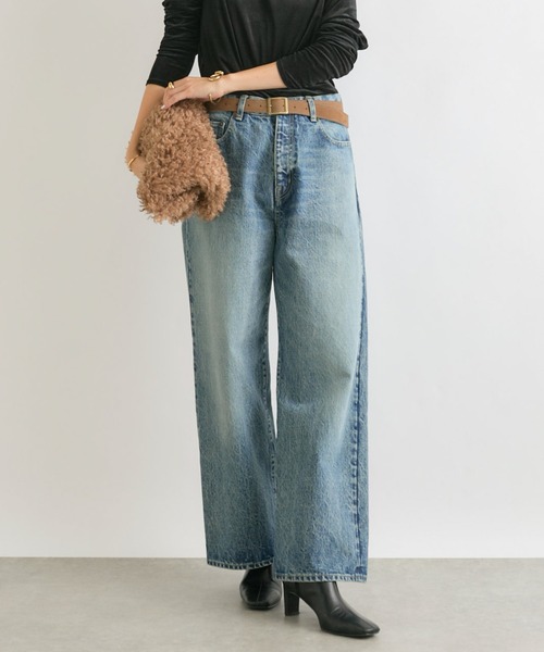 セール】【MONN.:.(モン)】OKAYAMAベーシックデニム（デニムパンツ