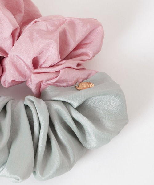 SMELLY(スメリー)の「バイカラーボリュームシュシュ(シュシュ・レディース・ピンク系その他/グリーン系その他・-)」の6枚目の写真