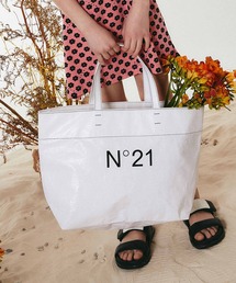 N°21（ヌメロ ヴェントゥーノ）の「N°21（ヌメロ ヴェントゥーノ）Kids & Junior ブランドロゴトートバッグ（トートバッグ）」
