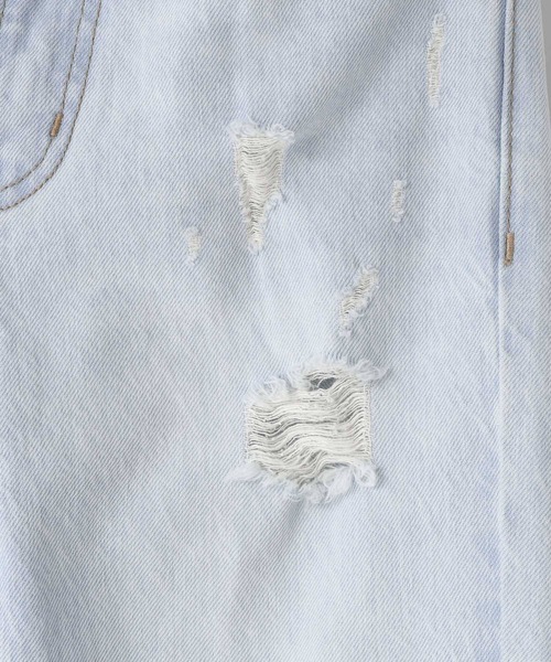 LOWRYS FARM（ローリーズファーム）の「デニムストレートパンツ　254498（デニムパンツ・キッズ・グレー/ライトブルー/ワンウォッシュ・110cm/120cm/130cm/140cm/150cm）」の19枚目の写真
