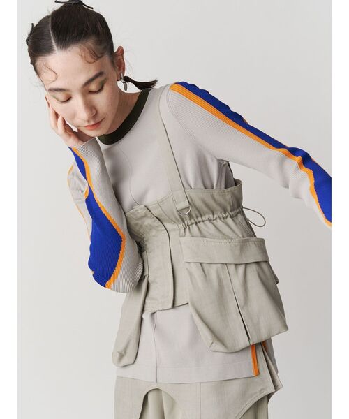 セール】MULTICOLOR WAVE LINE KT TOP / マルチカラーウェーブ