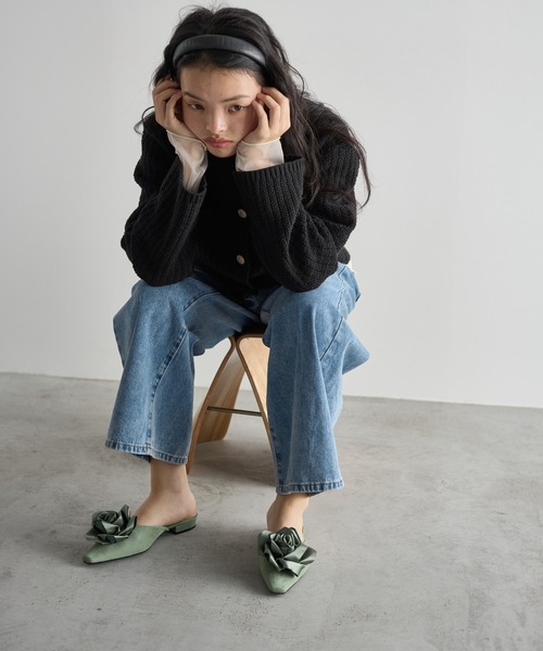 【Paloma Wool】カーキ色のフェルナンダIII スリッポンミュール Paloma Wool - Fernanda III Shoes in Khaki – Stoy