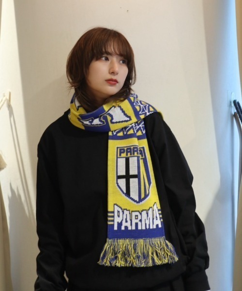 【Football Scarf】フットボールマフラー Parma Acrylic Football Scarf パルマ・カルチョ1913(マフラー)|fridge(フリッジ)