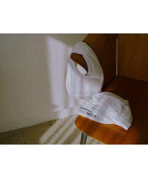 agnes b.（アニエスベー）の「ベビー ロゴ ハット（ハット・キッズ・ブラック・FREE）」の8枚目の写真