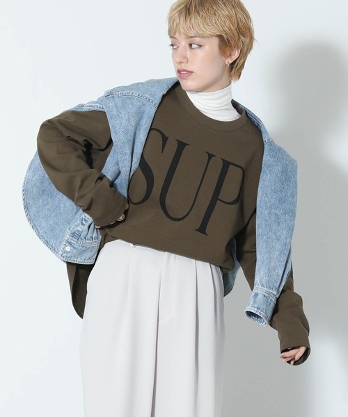 【セール】ヘムラインロゴＴシャツ（Tシャツ/カットソー）｜The rejoice（ザ リジョイス）