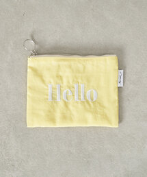 Actually | ロゴ刺繍フラットポーチ(ポーチ)