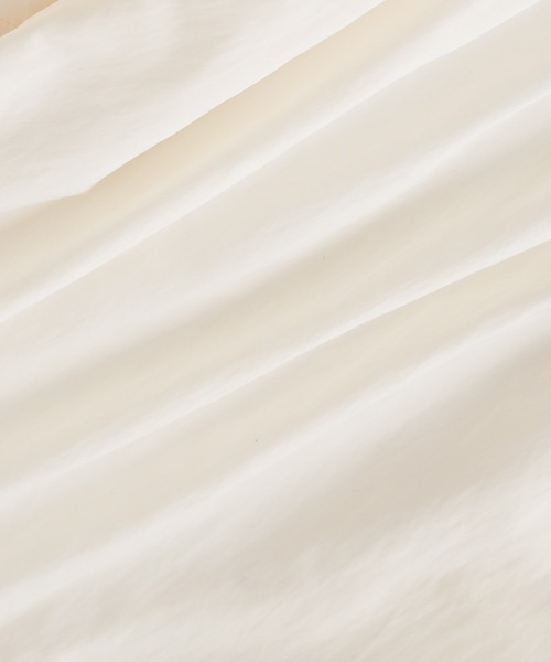 PUPPAPUPO(プッパプーポ)の「バルーンシルエット ウィンドブレーカー 撥水加工(ブルゾン・キッズ・アクア/アイボリー/グレイッシュベージュ・130/120/110/100/90/80)」の13枚目の写真