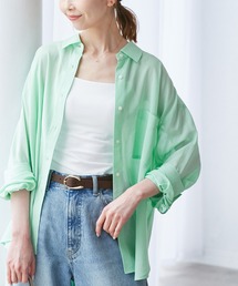 ROPE' PICNIC | 【接触冷感・通気性】お着軽シャツシリーズ/綿ボイルバックタックシャツ(シャツ/ブラウス)