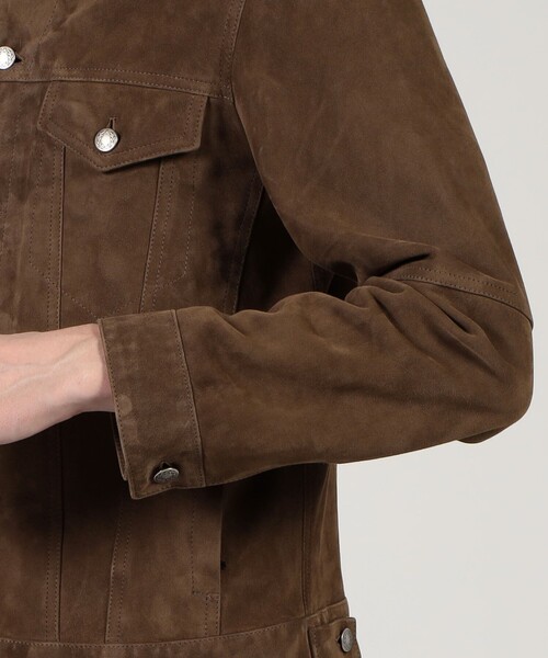 セール】【別注】EMMETI ラムスエード トラッカージャケット（ブルゾン