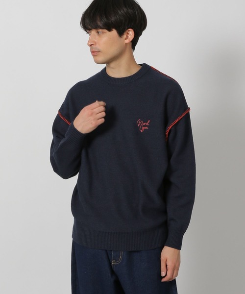 ぞぞページです♡ セール】バック刺繍ステッチニットプルオーバー / 287579（ニット