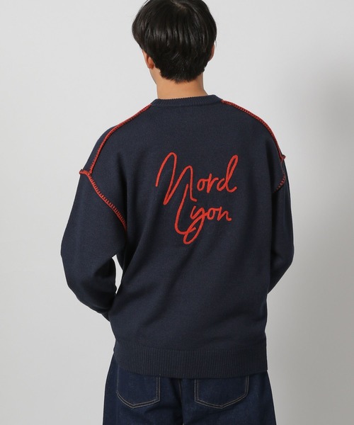 セール】バック刺繍ステッチニットプルオーバー / 287579（ニット