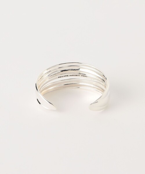 【新品】PHILIPPE AUDIBERT ワイド バングル PHILIPPE AUDIBERT＞ELROSE ワイドバングル（ブレスレット